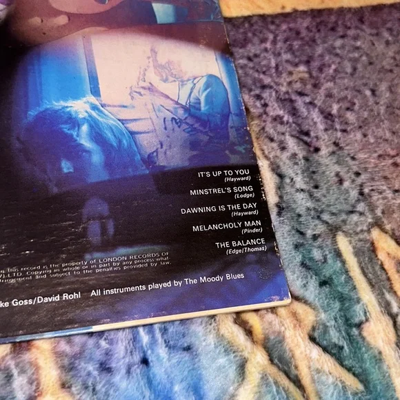 Vintage The Moody Blues Vinyl Record - Picture 6 of 7